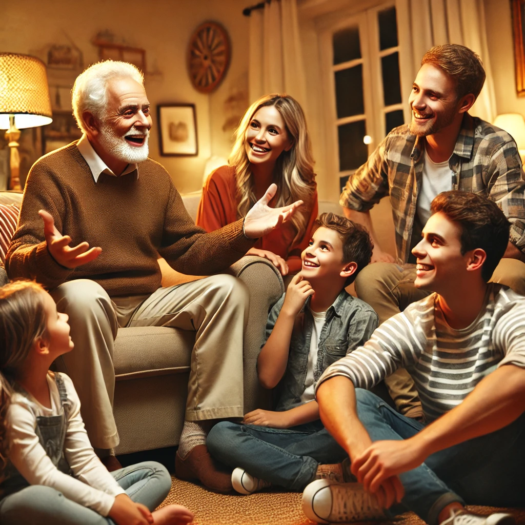 Reverse Role-Playing night - Grampa tells a story
